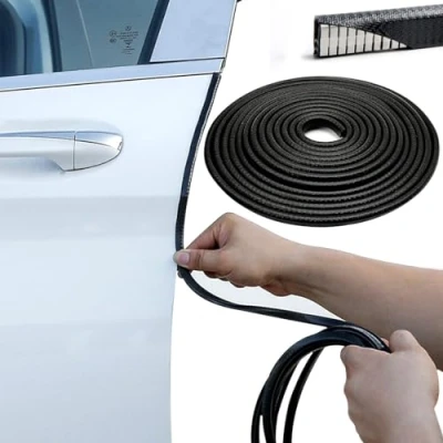 Image of 10M/32Ft Car Door Edge Protector, BetterJonny Guards Universal U Shape Rubber Seal Edging Trim Protector Guard Strip Fit for Most