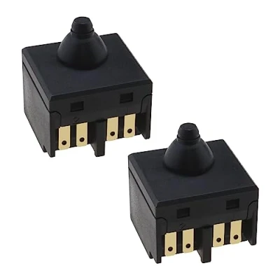 Image of eMagTech 2PCS Angle Grinder Switch for 100mm 4&quot; Push Button Power Replacement Handheld Electric Tool Accessories