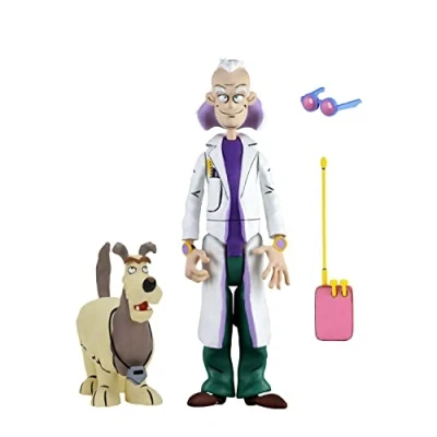 Image of Doc Brown and Einstein Toony Classics BTTF NECA