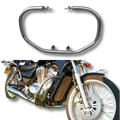 Image of BM UK VS800 Motorcycle Highway Engine Crash Bar Protector Safety Guard Suzuki VS 600 700 750 800 Intruder S50 Boulevard