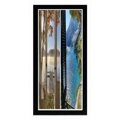 Image of Picture Frames/Photo Frames Poster WHITE BLACK (BLACK, 40&#039;&#039;x13.5&#039;&#039;)