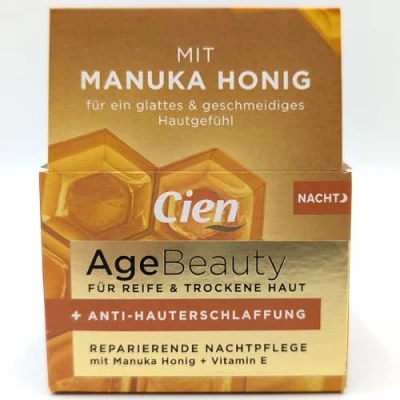 Image of Cien Age Beauty Anti Ageing Firming Regenerating Day &amp; Night Cream With Manuka Honey + Vitamin E 50ml (Night Cream)
