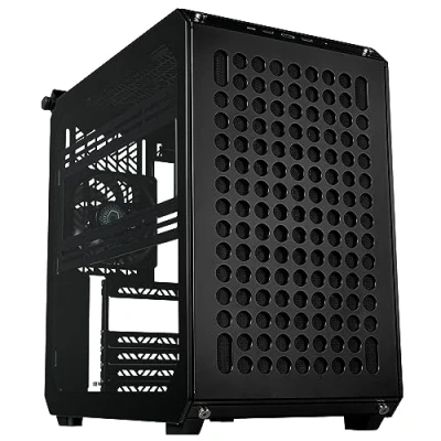 Image of Cooler Master Qube 500 Flatpack Mid Tower ATX PC Case, Fully Modular, 1 x 120 mm Pre installed SF Black Rear Fan, Vertical GPU Mount, Supports EATX Motherboard &amp; Dual 280 Radiators