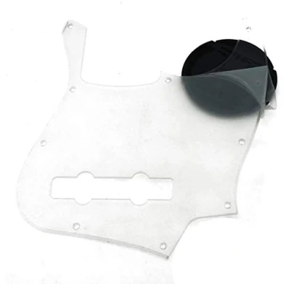 Image of Dopro 5 String Jazz Bass Pick Guard J Scratch Plate for USA/Mexican FD Clear/Transparent