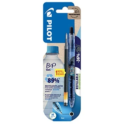 Image of Pilot Pen 2719701BM B2P Bottle to Refillable with Refill Black