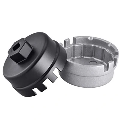 Image of MASO Oil Filter Cap Wrench Socket Housing Tool Remover for Rav4 Lexus(Black)