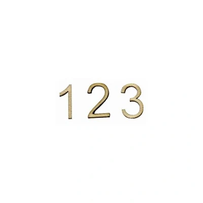 Image of Artemio 2 cm Wooden Figures for Advent Calendars, Beige