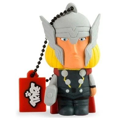 Image of Tribe FD016503 16GB USB 2.0 Capacity Black, Grey, Yellow Flash Drive Drives (16GB, 2.0, Type A Connector, Cap, Yellow)