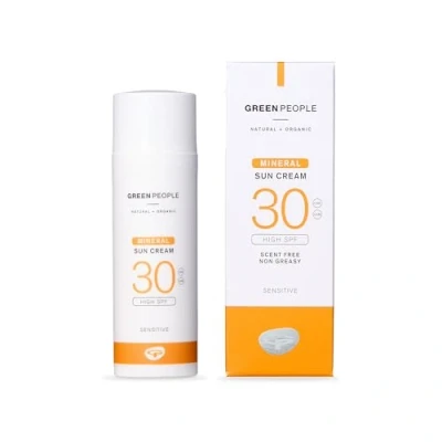 Image of Green People Scent Free Mineral Sun Cream SPF30 50ml