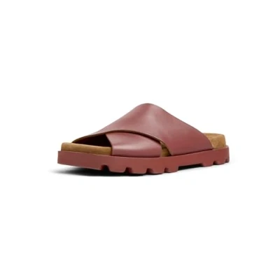Image of Camper Women&#039;s Brutus Sandal K201321 X Strap, Red 018, 8 UK