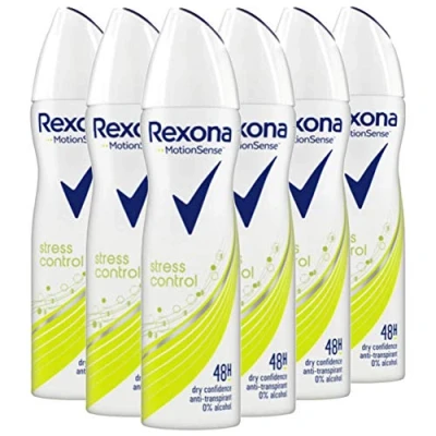 Image of Rexona Stress Control Anti Perspirant Deodorant Spray 150 ml Pack of 6