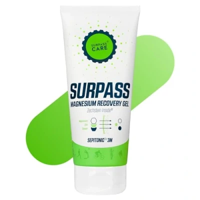 Image of SURPASS CARE Magnesium Gel for Muscles, Muscle Recovery Athletes, Restless Leg Syndrome Relief, Cramp Relief Legs, Pain Relaxant, Improves Sleep 200ml