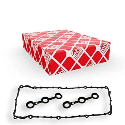 Image of 11120034106, 11129070530 Gasket Set, rocker cover FEBI BILSTEIN 09768 ACM (Polyacrylate) BMW: 3 Coupe, 5 Saloon, Saloon
