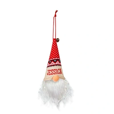 Image of History &amp; Heraldry Light Up Gonk Pre personalised Christmas Hanging Decoration Jessica 00269860414