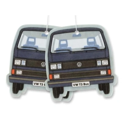 Image of BRISA VW Collection Volkswagen Air Freshener, Room Deodorizer for Cars T3 Bus Vanagon Motif (Fresh/Blue/Set of 2)