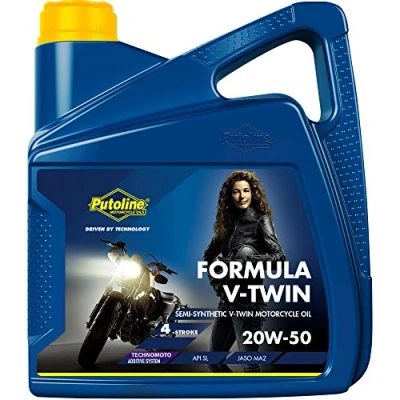 Image of Putoline 70506 Engine Oil Formula V Twin 20W 50 4L