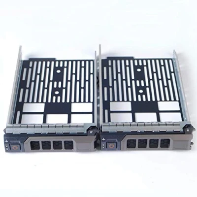 Image of Heretom 2 Pack 3.5inch KG1CH SAS/SATA Hot Swap Hard Drive Tray Caddy Sled For Dell T640 T440 R730 R430 R330 R230 R510 R410 R530 R630 R930 T430 T630 MD1400 MD3400