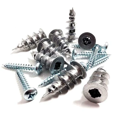 Image of Nartel Metal Self Drilling Plasterboard Fixings Cavity Wall with Screws (25)