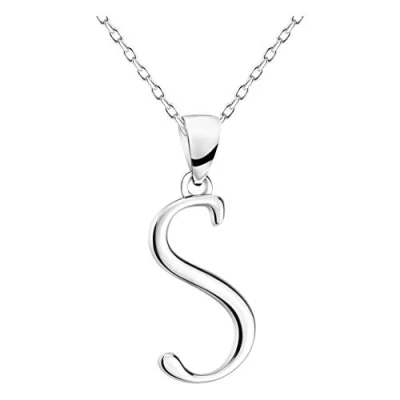 Image of SOFIA MILANI Women&#039;s Necklace 925 Silver S Letter Pendant 50364