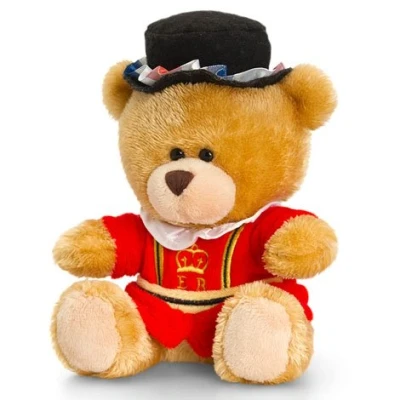 Image of Keel Toys Pippin Beefeater Bear 14cm Image is for Illustrative Purpose only