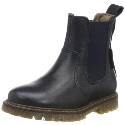 Image of Bisgaard Boy&#039;s Girl&#039;s Neel Chelsea Boots, Blue Navy 600, 12.5 UK Child