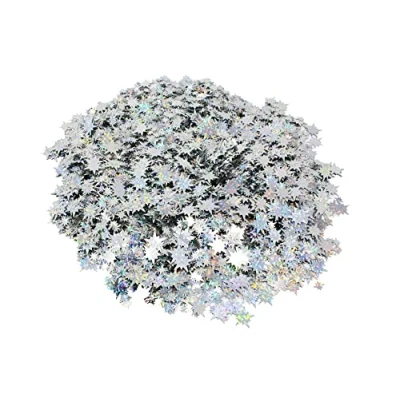 Image of Bright Ideas Sequins, Holographic Silver, 100g