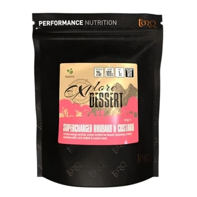 Image of TORQ Explore Dessert Rhubarb &amp; Custard Healthy Dehydrated Expedition Food