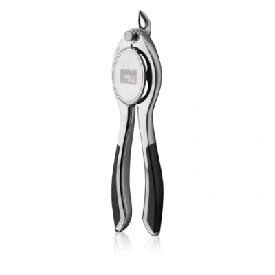 Image of Vacu Vin Corkscrew Champagne Bottle Opener Silver