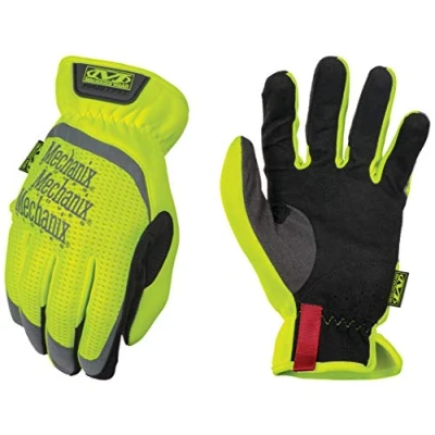 Image of Mechanix Wear Hi Viz FastFit Gloves (Medium, Fluorescent Yellow) SFF 91 009