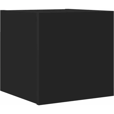 Image of vidaXL Wall Mounted TV Cabinet Black 30.5x30x30 cm