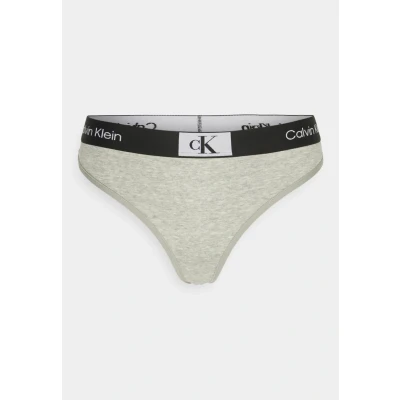 Image of Calvin Klein Underwear Modern Thong Thong, Women&#039;s, Size: XS, Grey heather