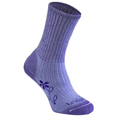 Image of Bridgedale Women&#039;s Merinofusion Trekker Socks, Violet, 5 6.5 UK(38 40 EU)(Medium)