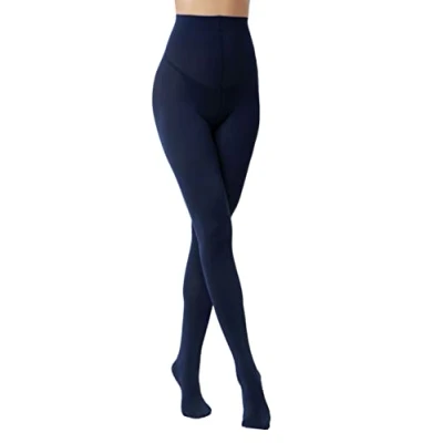 Image of EVERSWE Women&#039;s 80 Den Soft Opaque Tight, Tights (S M, Navy)