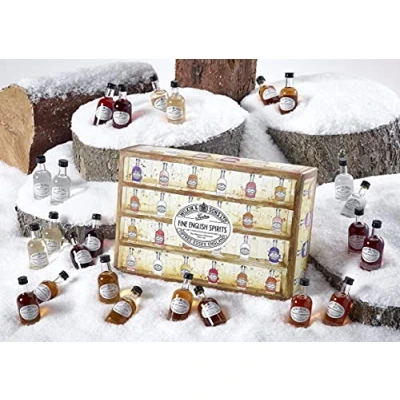 Image of Tiptree Gin, Vodka &amp; Rum Liqueurs Advent Calendar, 120cl