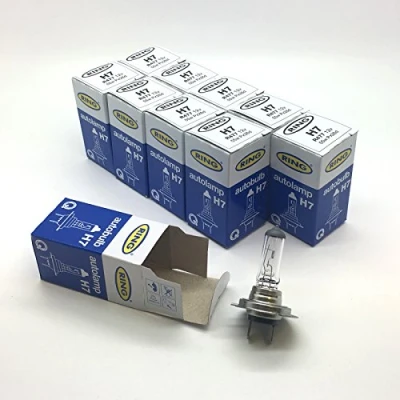 Image of 2 x Ring H7 477 Halogen Car Headlamp Headlight Bulb 499 12v 55w PX26d
