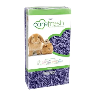 Image of carefresh Dust Free Purple Natural Paper Small Pet Bedding with Odor Control, 10L
