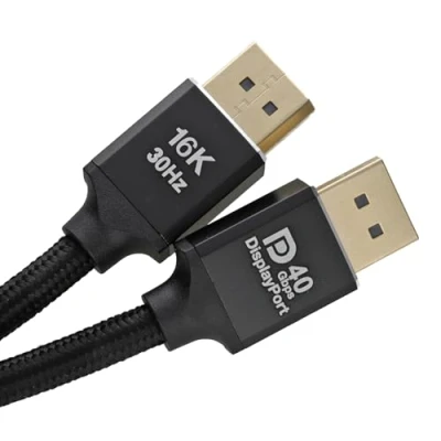 Image of kenable CERTIFIED Pro DisplayPort v2.1 8K 120Hz/4K 144Hz UHBR10 40Gbps Cable (2m)