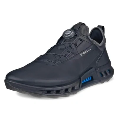 Image of ECCO Men&#039;s Biom C4 Boa Gore tex Waterproof Golf Shoe, Black, 11/11.5 UK