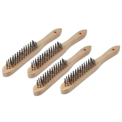 Image of Laser 8313 4 Row Wire Brush Set 4pc