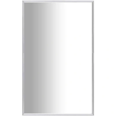 Image of vidaXL Mirror Silver 70x50 cm
