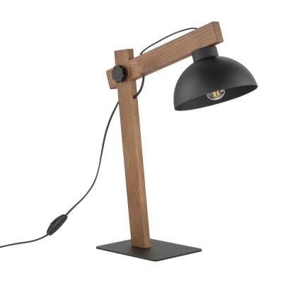 Image of Oslo Desk Task Lamp Black, Nut 1xE27