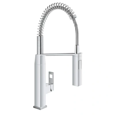 Image of GROHE Eurocube Single Lever Sink Mixer 1/2&quot; Chrome 31395000