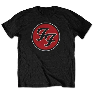 Image of Rock Off officially licensed products Foo Fighters FF Logo T Shirt XL Black