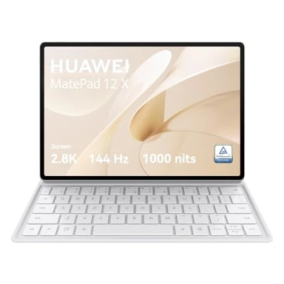 Image of HUAWEI MatePad 12 X PaperMatte Edition WIFI Tablet, inch 2.8K FullView Display, 144 Hz Refresh Rate, 1000 nits,12GB+256GB，with Keyboard, Painting APP GoPaint, NearLink, 10100 mAh Battery White