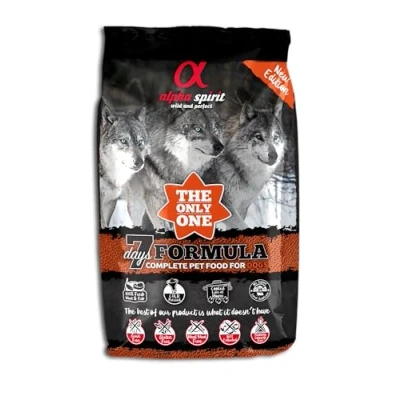 Image of Alpha Spirit 7 Days Formula Complete Dry Dog Food The Only One Natural Ingredients Protein Rich Gluten Free Grain Suitable For All Breeds (3kg (Pack of 1))