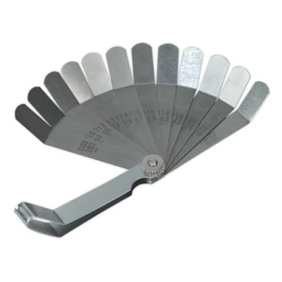 Image of Siegen Feeler Gauge 12 Blade Offset Dual Marked