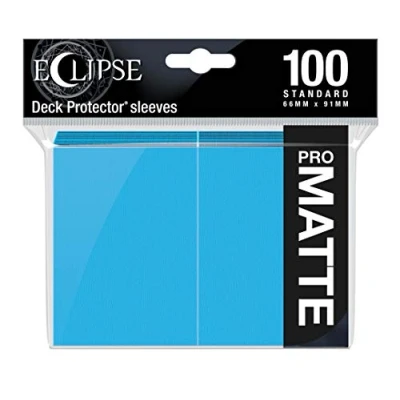 Image of Ultra Pro E 15615 Eclipse Standard Matte Sleeves 100 Pack Sky Blue