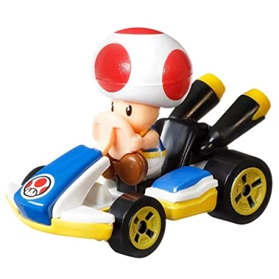 Image of Hot Wheels Mariokart Toad Standard Kart