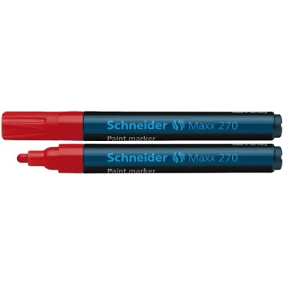 Image of Schneider Paint Marker Maxx 270 Writing, Propyl, 1 MM, Red