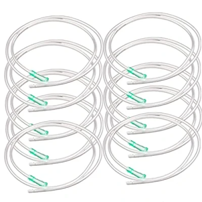 Image of 10 Pack Enema Nozzle Tips, 39.3&quot; Long, 16FR (5.30mm) Home Colonic Irrigation kit, Coffee Flushing Supplies Colon Tube, Flexible Silicone Comfort Head